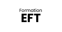 Formation EFT : Techniques de Libération Émotionnelle Texte Formation EFT en noir sur fond blanc pour un apprentissage de la libération émotionnelle.